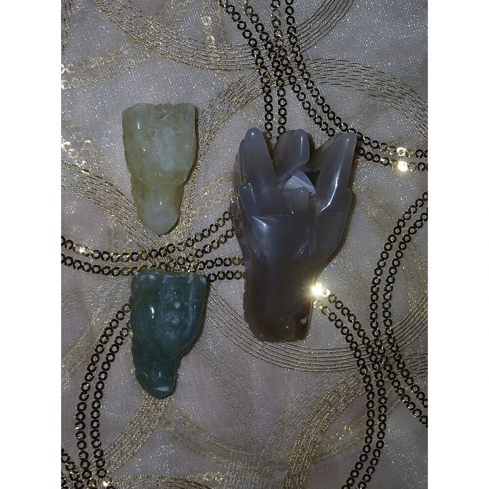 Crystal Dragon Carvings